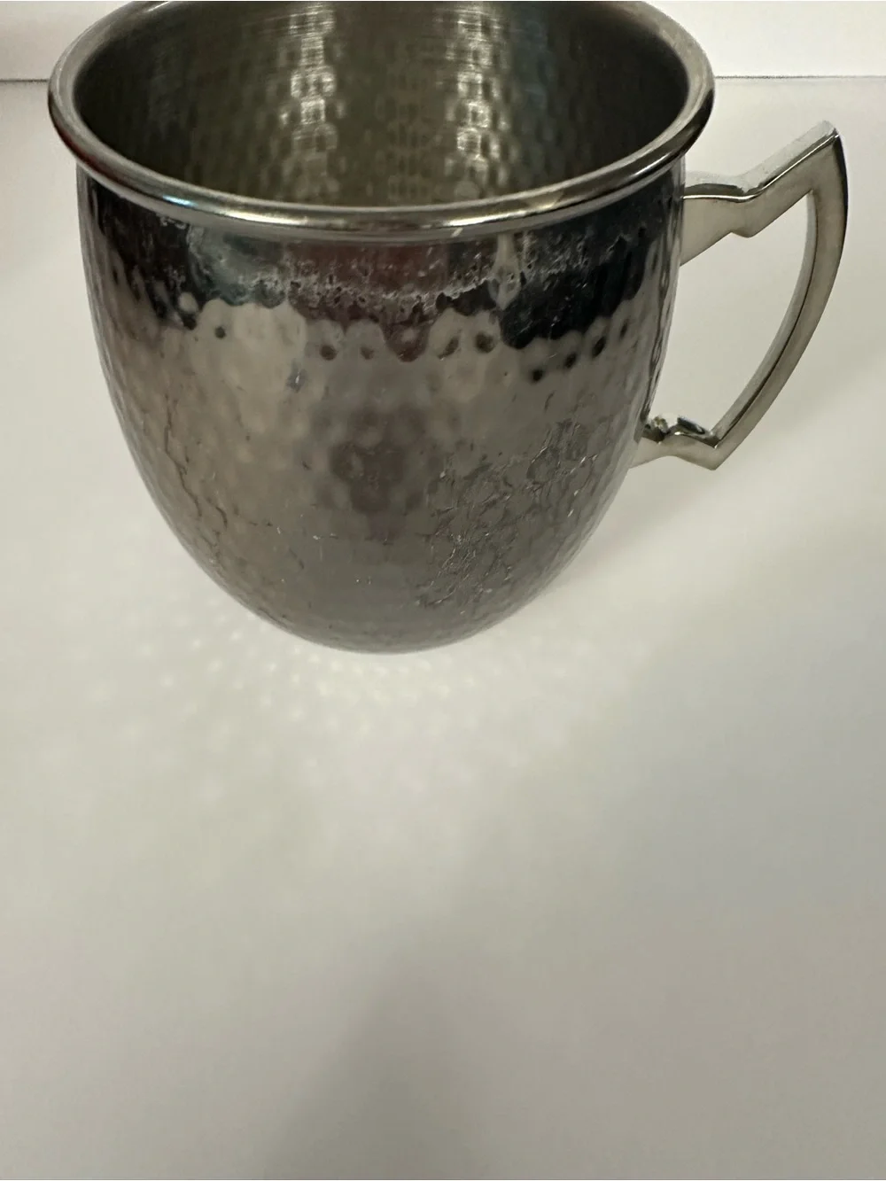 Hammered Stainless Steel Moscow Mule Mug - Gunmetal